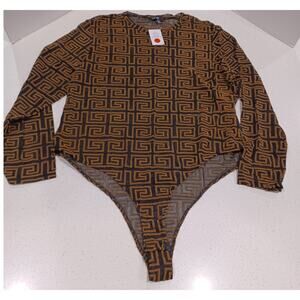 New LOVE Women’s Body Black Brown Size 3X